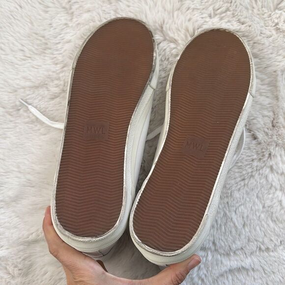 Madewell Sidewalk High-Top Sneakers White Size 11 - Picture 10 of 11